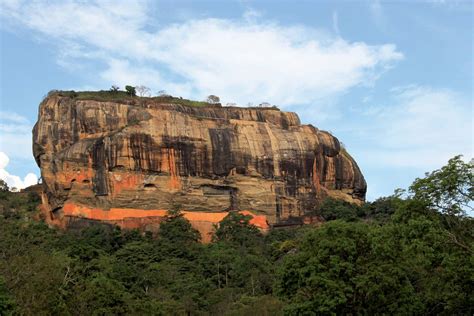 Summit Of Sigiriya Rock Mountain