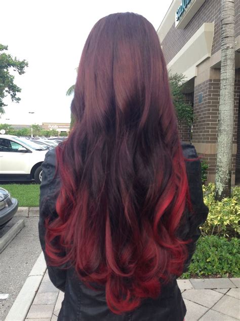 Dip Dye Colors For Red Hair