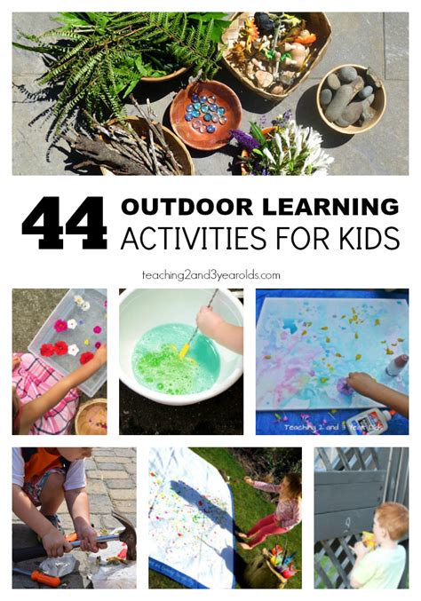 44 Outdoor Learning Ideas For Preschoolers Preschool Outdoor