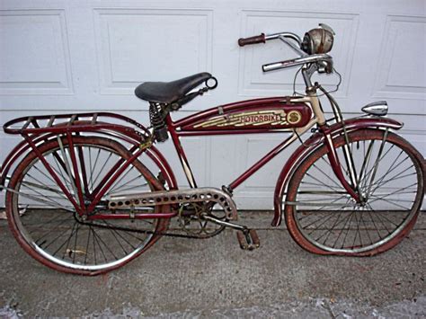 Rare Pre War 1936 Arnold Schwinn Boys Motorbike Bicycle Original