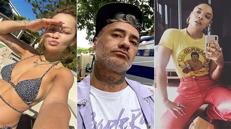 Fans React To Rita Ora Taika Waititi And Tessa Thompson S Cozy Kissing