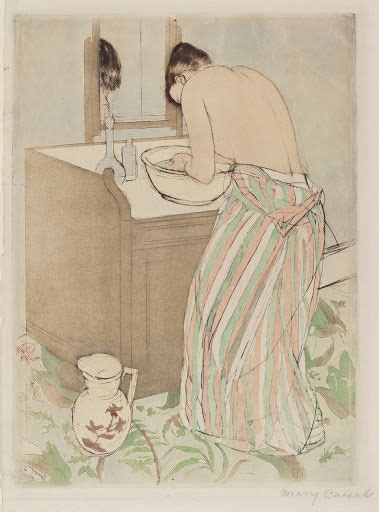 Woman Bathing Mary Cassatt Google Arts Culture Mary Cassatt