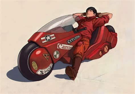 Download Shotaro Kaneda Anime Akira Hd Wallpaper By Ilya Kuvshinov