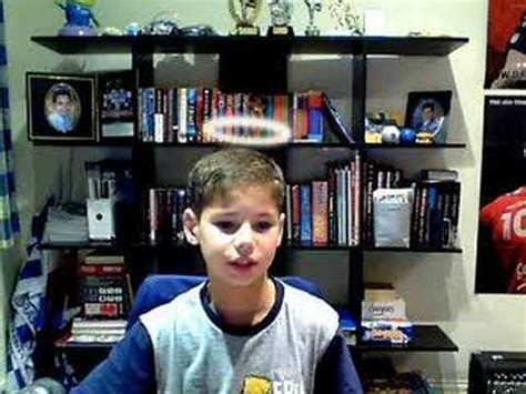 Boy Testing His New Webcam Youtube