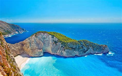 Download Wallpapers Zakynthos Island 4k Zakynthos Sea Cliffs
