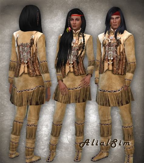Native Americans Outfit At Alial Sim Sims 4 Updates
