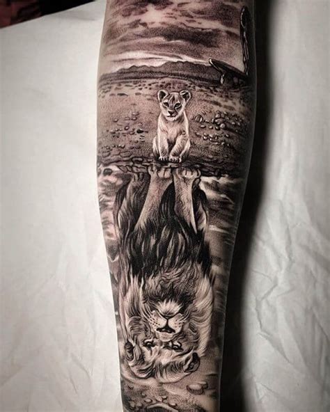 12 Cool Lion King Tattoo Ideas Sleeve Tattoo Designs Petpress