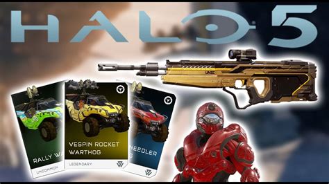Halo 5 Guardians Req Pack Opening 8 Hog Wild Update Youtube
