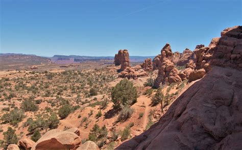 Rock Formations At Arches National Park In Utah Stock Image Image Of