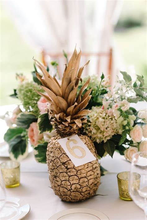 Choose from 2 printable design templates, like table pineapple cake posters, flyers, mockups, invitation cards, business cards, brochure,etc. #Trending: Pineapples Are Taking Over Our Wedding Decor ...