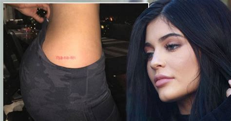 Our sources tell us kylie got the urge to add some new meaning to an old tattoo saturday, so she rang up celebrity tattoo artist rafael valdez. Kylie Jenner shows off unusual new tattoo on her hip to ...