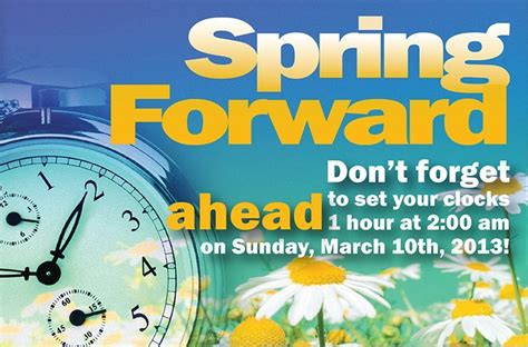 Clocks Spring Ahead 2014 Dont Forget To Change Your Clocks Tonight