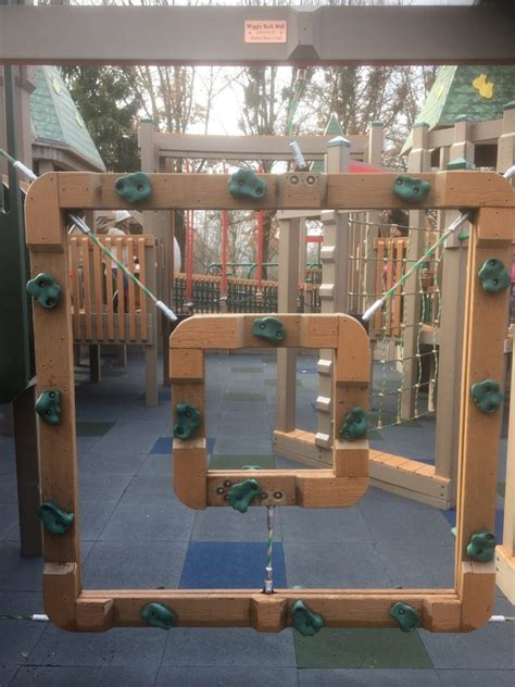 Olsrud Community Playground Re Opened With Wiggly Rock Wall Sponsored