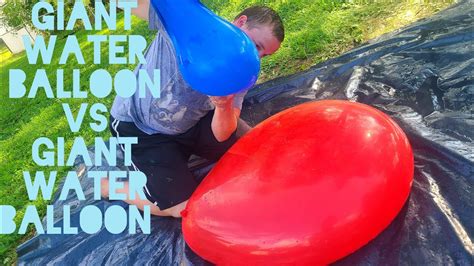 6ft Man In 6ft Giant Water Balloon E62