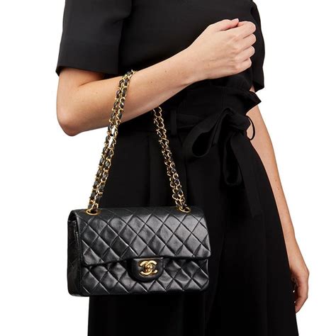 Chanel Black Mini Flap Bag Iucn Water