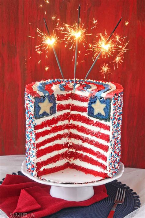 American Flag Cake Celebrate And Decorate