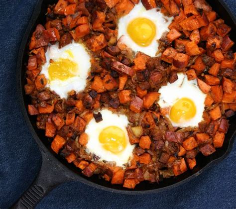 Sweet Potato Hash With Sausage And Eggs Haylie Pomroy Fast