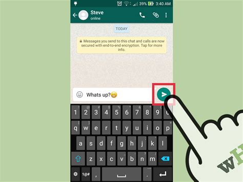 How To Send Messages On Whatsapp With Pictures Wikihow