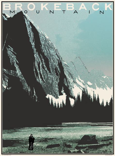 Unique brokeback mountain posters designed and sold by artists. INSIDE THE ROCK POSTER FRAME BLOG: Brian Methe Brokeback ...