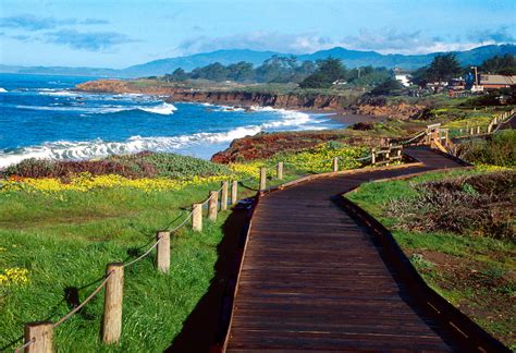 Moonstone Bay Boardwalk Cambriacalifornia George Graves Photography