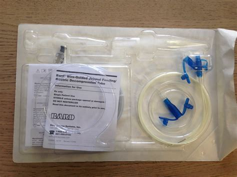 New Bard 000732 Wire Guided Jejunal Feedinggastric Decompression Tube