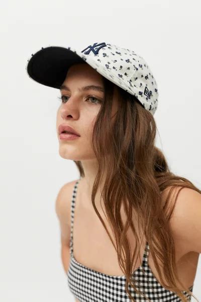 Mlb Floral Baseball Hat Urban Outfitters Canada