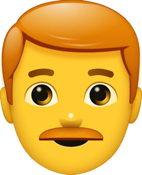 Red Hair Man Emoji Free Download All Emojis Emoji Island
