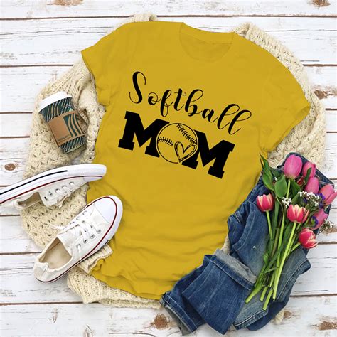 Softball Mom Shirt Softball Mom T Shirt Softball Mom Mothers Etsy