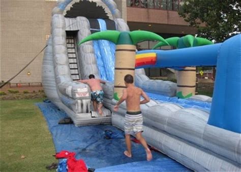 Exciting Huge Backyard Inflatable Water Slides For Adult Rentals