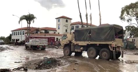 Mudslide Brings Economic Distress To A California Enclave Cbs News
