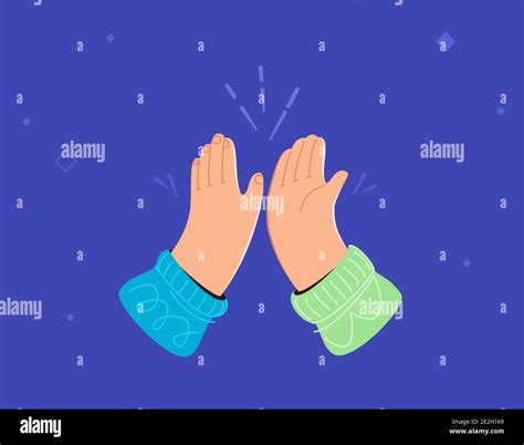 Hi 5 Stock Vector Images Alamy