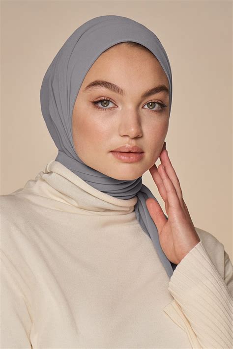 Chiffon Hijab Grey Chiffon Hijab Buy Online At Flashy Flame