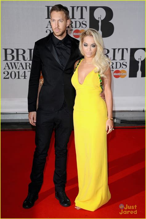 Rita Ora Supports Calvin Harris At BRIT Awards Photo Photo Gallery Just Jared Jr