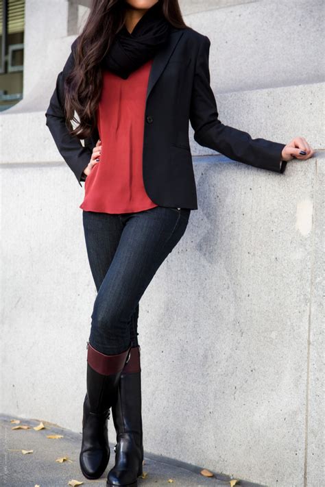 Fall Outfit Series Casual Riding Boots Outfit