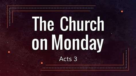 Sermon The Church On Monday Sermon Only 6132021 2nd Service Youtube