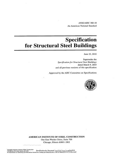 Aisc 14th Specifications Pdf
