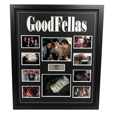 Goodfellas Signed And Framed Photograph With Replica Gun Taylormade
