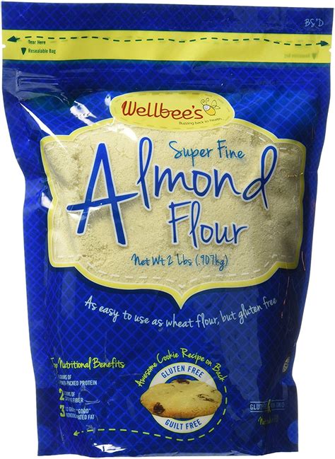 Wellbees Super Fine Blanched Almond Flour Powder