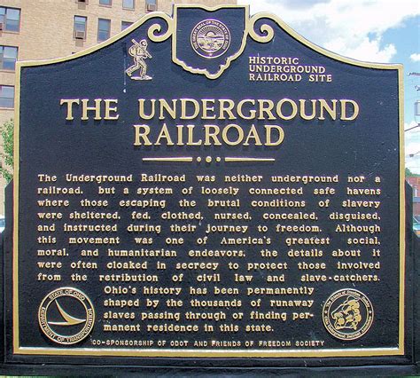 Underground Railroad Marker Portsmouth Oh Underground Railroad