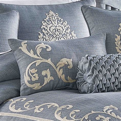 J Queen Aurora Blue Boudoir Decorative Throw Pillow Latest Bedding