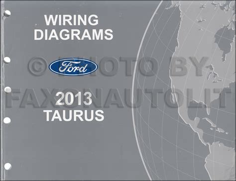 2013 Ford Taurus Wiring Diagram Manual Original