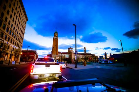 Early Morning Downtown Cleveland Spring Time Jay Kossman Photography