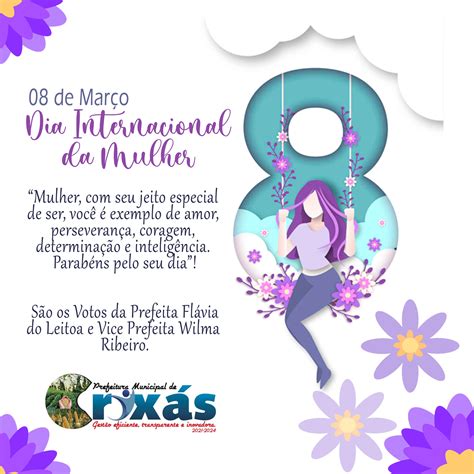 Mensagem Do Dia Da Mulher Prefeitura De Crix S Do Tocantins