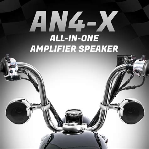 Gohawk An4 X 45 In 600w All In One Bluetooth Amplifier Motorcycle