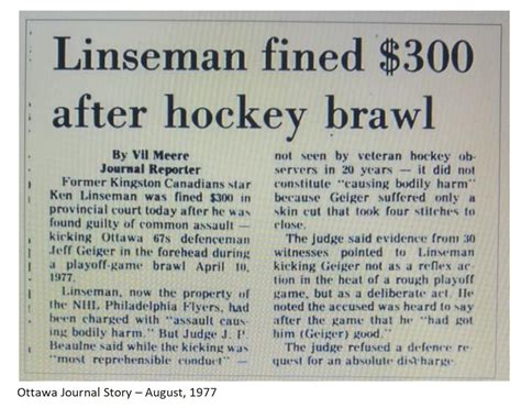 Ottawa Hockey History The Night Ken Linseman Became The Rat