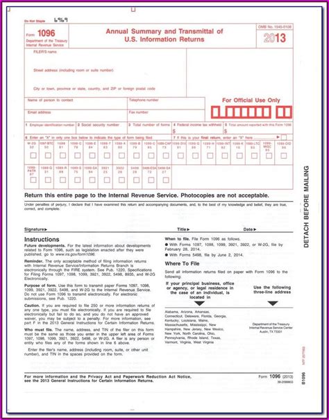 Forms 1099 And 1096 Form Resume Examples Ezvgg1ovjk