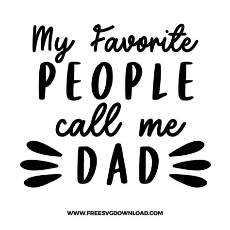 My Favorite People Call Me Dad Svg And Png Free Svg Download
