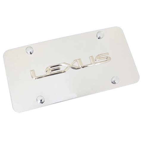 Lexus License Plate Chrome Etsy