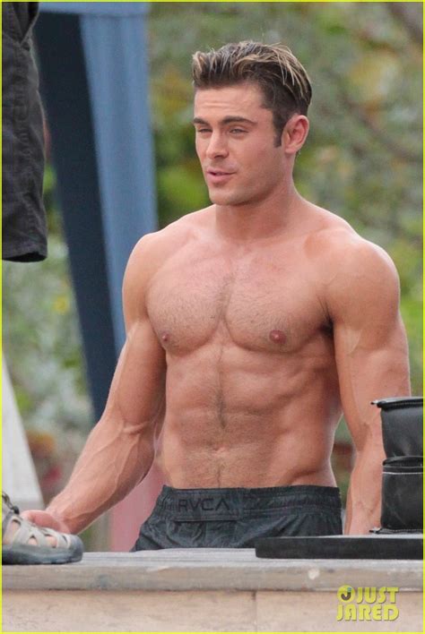 zac efron is the hottest shirtless lifeguard for baywatch action scene photo 937706 photo