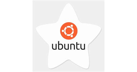 Ubuntu Linux Logo Sticker Zazzle